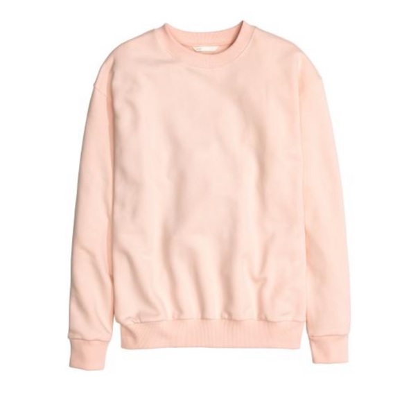 H&M Tops - H&M Basics light pink sweatshirt